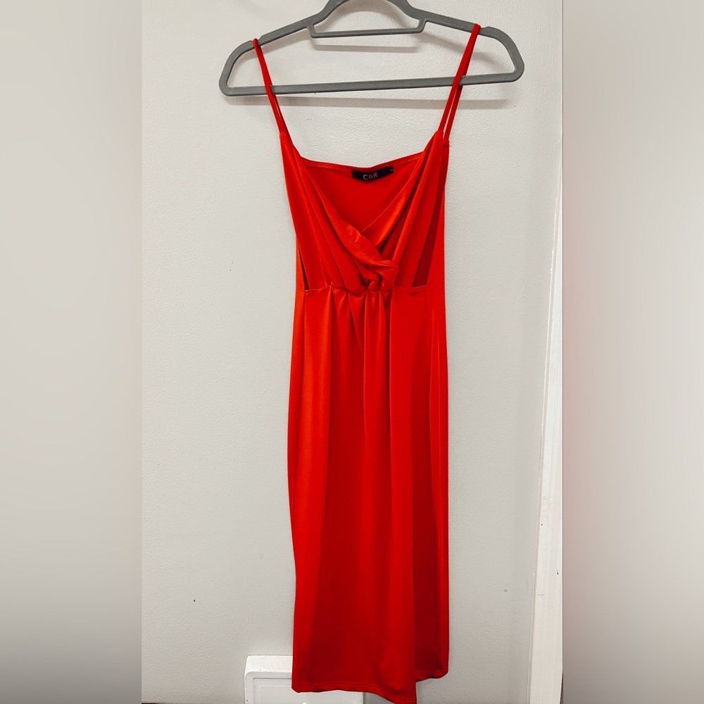 Red MIDI Dress